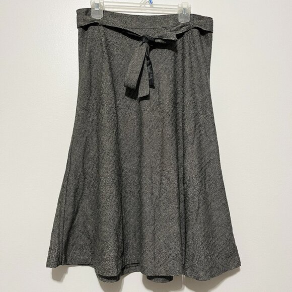 Smart Set Juniors Vintage Wool Blend Skirt Sz 13 Herringbone Academia Old Money - Picture 1 of 8
